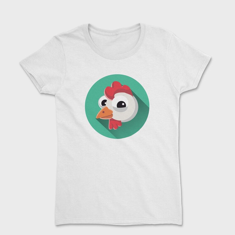 Chicken Icon Art, Tricou Femei
