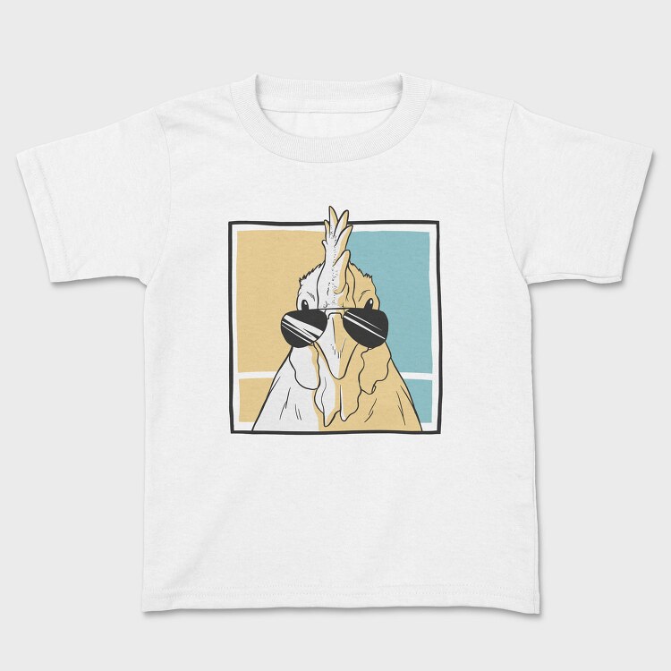 Chicken Wearing Sunglasses, Tricou Copii