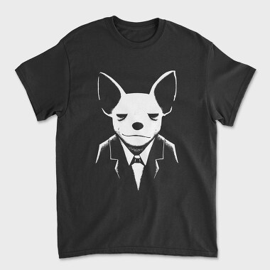 Chihuahua In Suit, Tricou Barbati (Unisex)
