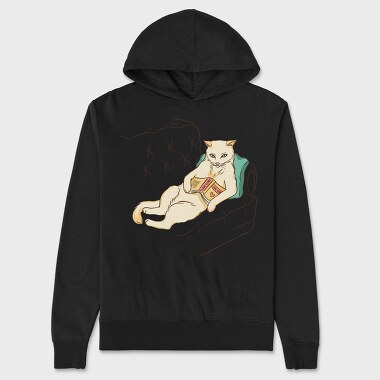 Chill Cat, Hanorac Oversize Barbati (Unisex)