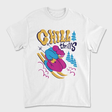 Chill Thrills Trend Winter, Tricou Barbati (Unisex)