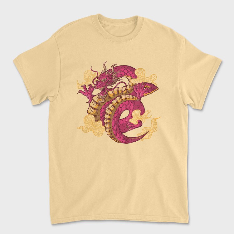 Chinese Dragon Creature Chinnese, Tricou Barbati (Unisex)
