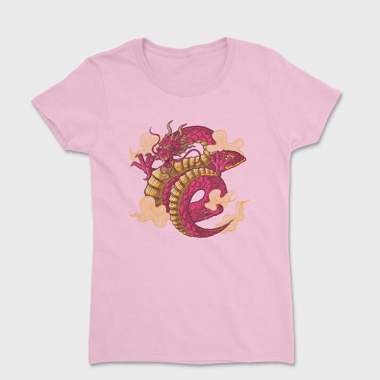 Chinese Dragon Creature Chinnese, Tricou Femei