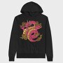 Chinese Dragon Creature Chinnese, Hanorac Oversize Barbati (Unisex)
