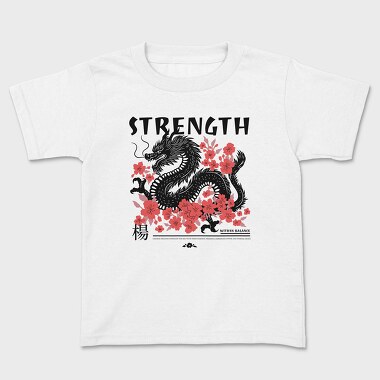 Chinese Dragon Strength Trend Within Balance, Tricou Copii