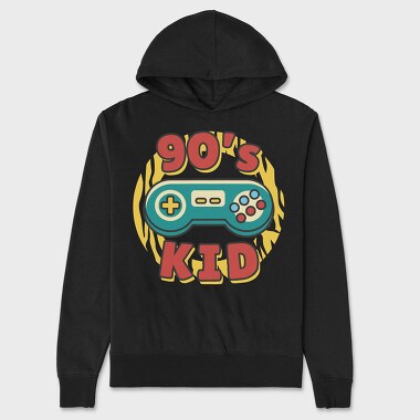 90S Gaming Kid, Hanorac Oversize Barbati (Unisex)