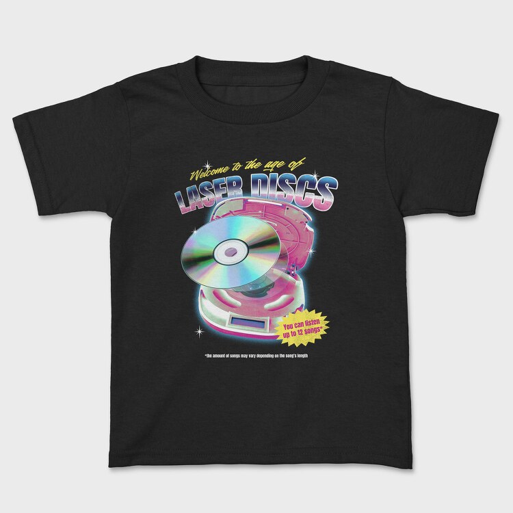 90s Laser Discs Age Of, Tricou Copii