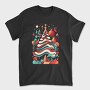 Abstract Christmas Tree Festivity, Tricou Barbati (Unisex)