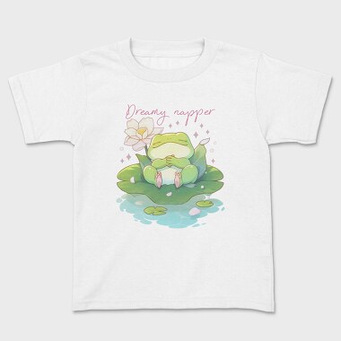 Adorable Frog Animal Dreamy Napper, Tricou Copii