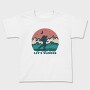 Adventure Wander Mountain Lets Wander, Tricou Copii