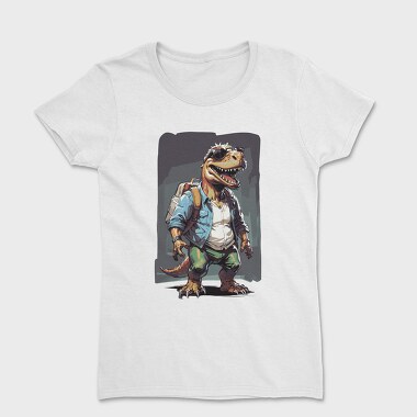 Adventurous Dinosaur T Rex, Tricou Femei