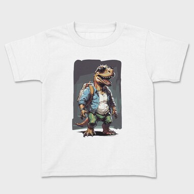 Adventurous Dinosaur T Rex, Tricou Copii