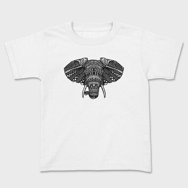 African Elephant Mandala, Tricou Copii