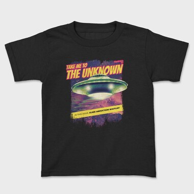 Alien Abduction Magazine Ovnis The Unknown, Tricou Copii