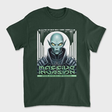 Alien Massive Invasion Trend, Tricou Barbati (Unisex)