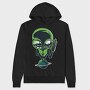 Alien On Planet, Hanorac Oversize Barbati (Unisex)