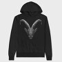 Alpine Goat Ibex, Hanorac Oversize Barbati (Unisex)