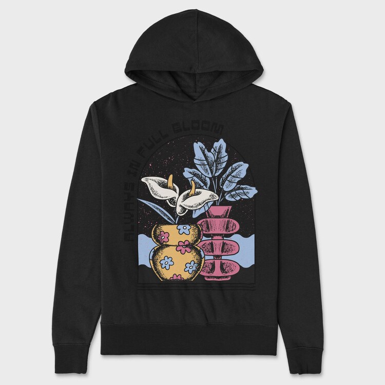 Always In Full Bloom Flower Vase, Hanorac Oversize Barbati (Unisex)