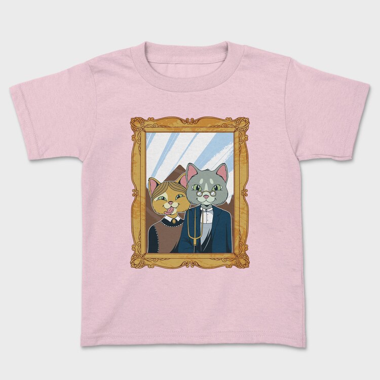 American Gothic Cat Farmer, Tricou Copii