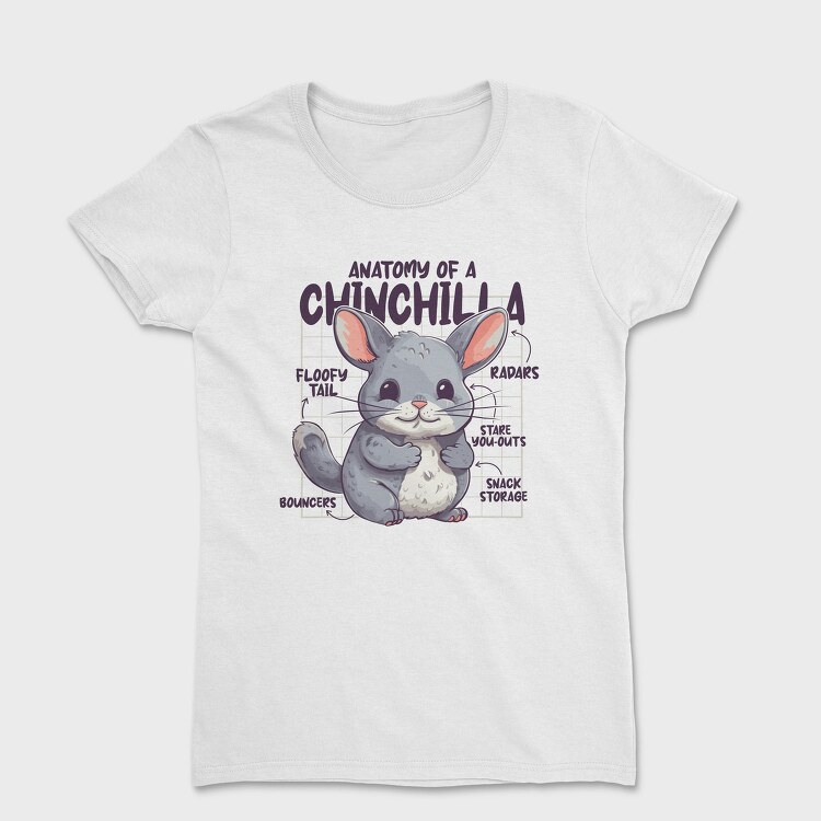 Anatomy Of A Chinchilla, Tricou Femei