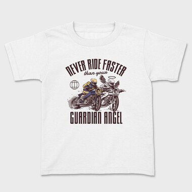 Angel Biker Ride Faster, Tricou Copii