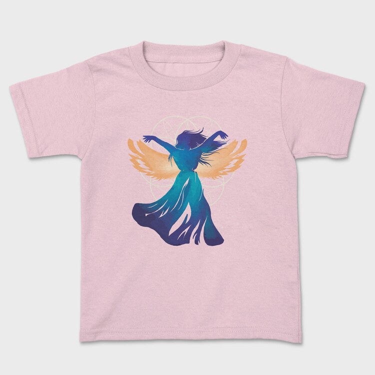 Angel Woman Fantasy Flower Of Life, Tricou Copii