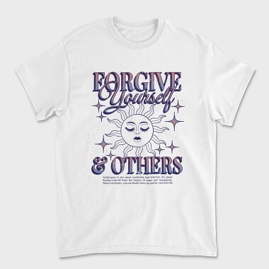 Celestial Forgiveness Quote Nc, Tricou Barbati (Unisex)