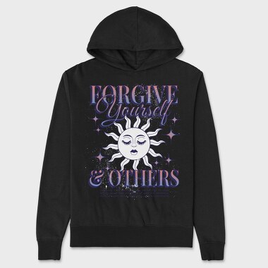 Celestial Forgiveness Quote Nc, Hanorac Oversize Barbati (Unisex)