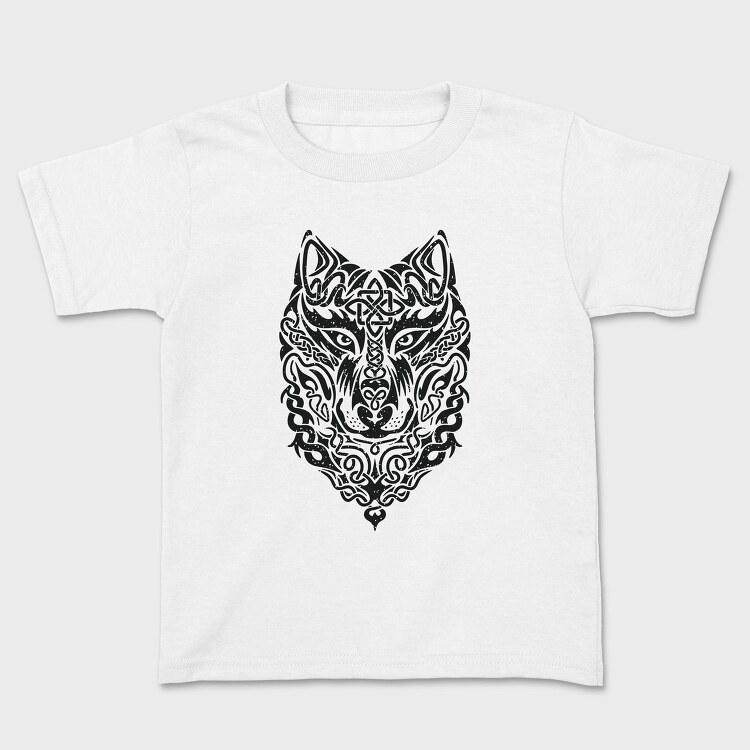Celtic Tribal Wolf, Tricou Copii