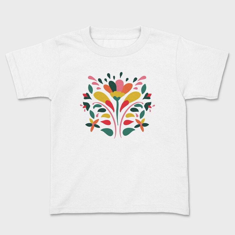 Colorful Flower Floral 03, Tricou Copii