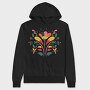 Colorful Flower Floral 03, Hanorac Oversize Barbati (Unisex)