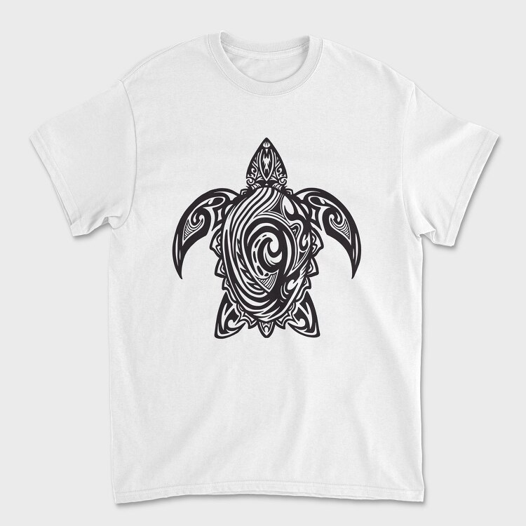Cool Tribal Sea Turtle, Tricou Barbati (Unisex)