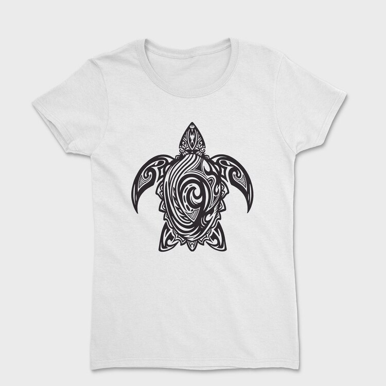 Cool Tribal Sea Turtle, Tricou Femei