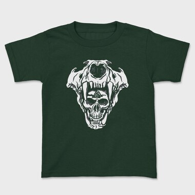 Cool Viking Skulls Bear Man, Tricou Copii