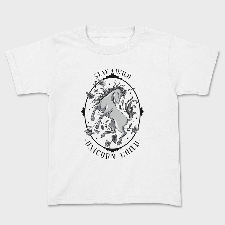 Cool Wild Unicorn 01, Tricou Copii