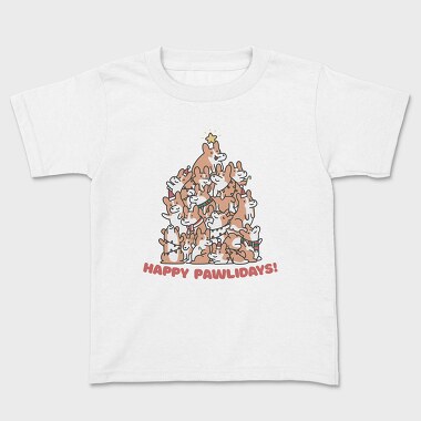 Corgi Dog Christmas Tree Corgies, Tricou Copii
