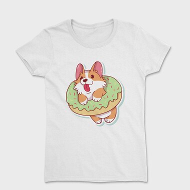 Corgi Donut Joy, Tricou Femei