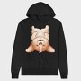 Corgi Howl, Hanorac Oversize Barbati (Unisex)