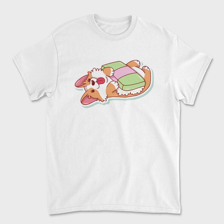 Corgi Nap Time, Tricou Barbati (Unisex)