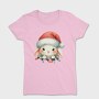 Christmas Bunny Watercolor, Tricou Femei