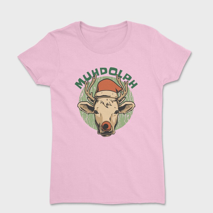 Christmas Cow Muhdolph, Tricou Femei