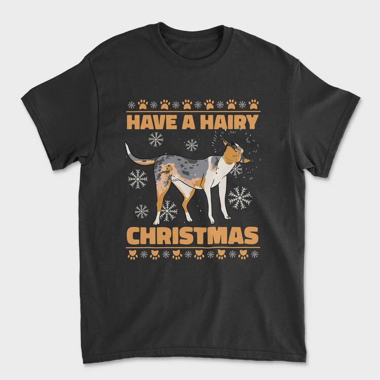 Christmas Dog Hair X Mas, Tricou Barbati (Unisex)