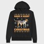 Christmas Dog Hair X Mas, Hanorac Oversize Barbati (Unisex)