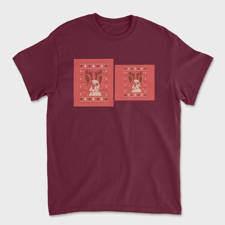 Christmas Dog, Tricou Barbati (Unisex)