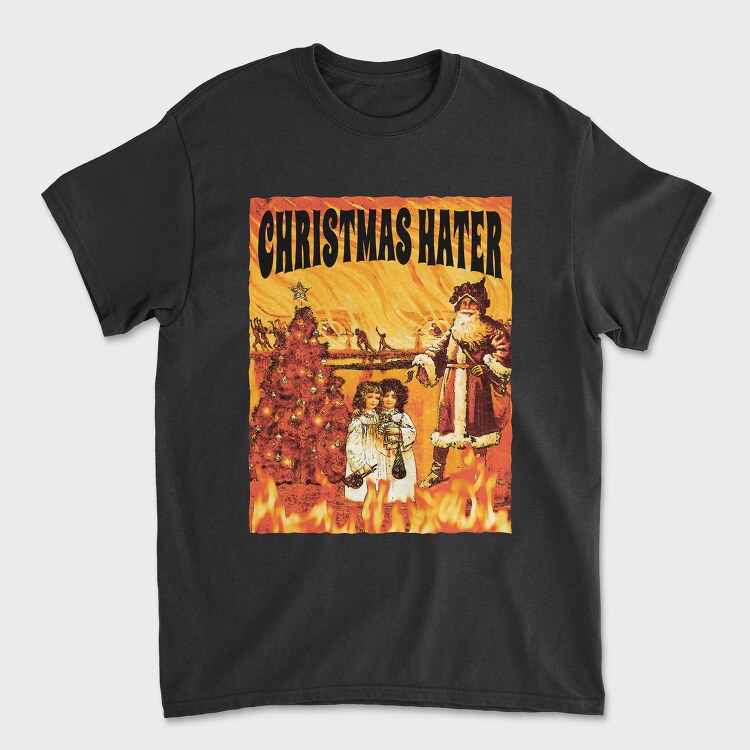 Christmas Hater Fire, Tricou Barbati (Unisex)