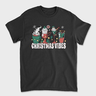 Christmas Holiday Drinks Coffee, Tricou Barbati (Unisex)
