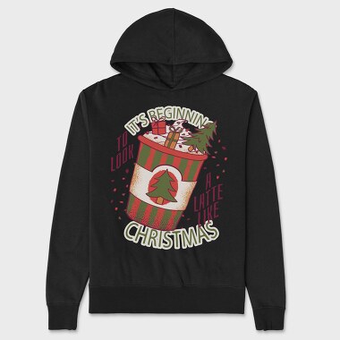 Christmas Latte A Latte Like, Hanorac Oversize Barbati (Unisex)