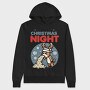 Christmas Sick Reindeer Night, Hanorac Oversize Barbati (Unisex)