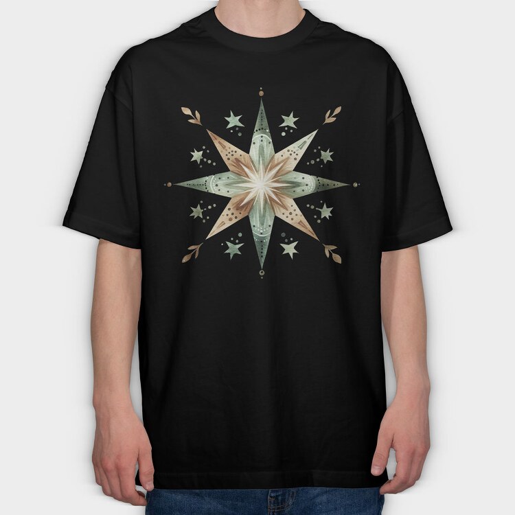 Star Sprout Blossom, Tricou Oversize Barbati (Unisex)