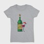 Christmas Wine Glass, Tricou Femei